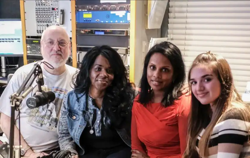 Dr Durgam and Natalie featured at local radio station. Indian Dentist